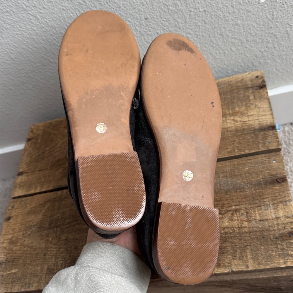 Jeffrey Campbell 'Prieto' Open Oxford Suede Grey Brown Low Heeled Flats sz 9 - Picture 7 of 8
